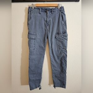 American Eagle Outfitters Blue Cargo Pants